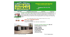 Desktop Screenshot of climatecontrolselfstorage.com